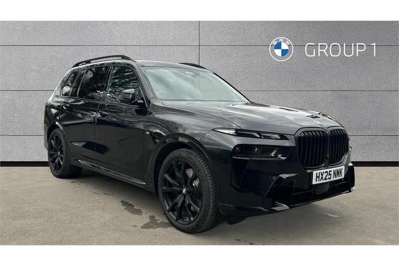 Black sapphire metallic paint Used 2025 BMW X7 M Sport SUV | £82,989 (A bit pricey) - Image 1/4
