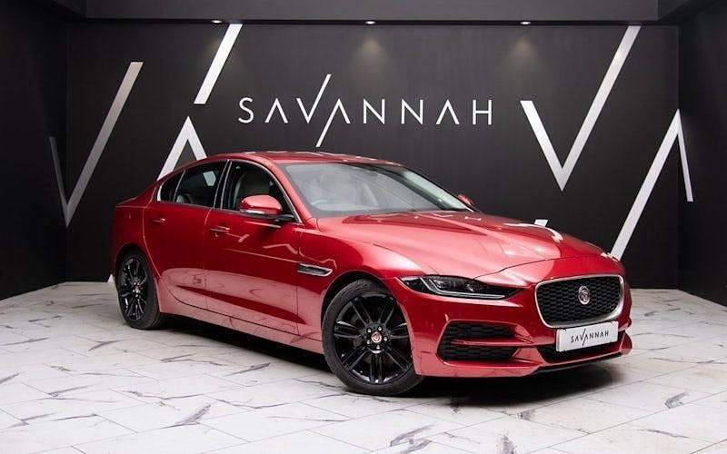 Red Used 2020 Jaguar XE SE Sedan | £17,600 (Expensive) - Image 1/4