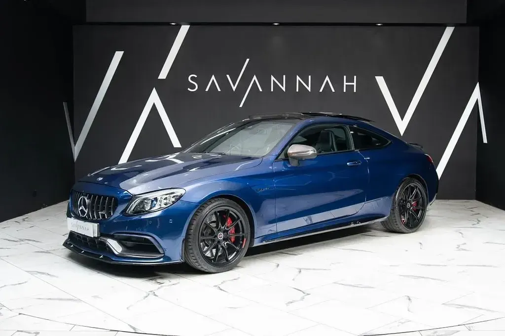 Used Mercedes C63S AMG Premium Plus 2019 Blue Coupe