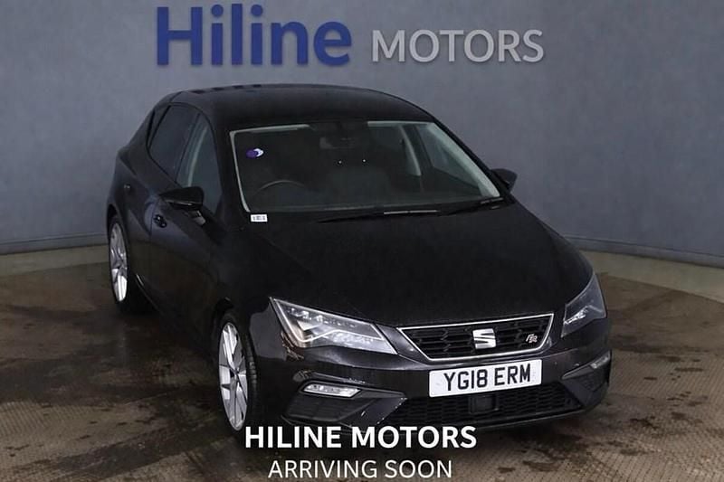 Used Seat Leon FR 125 HP (91 kW) 2018 Black Hatchback
