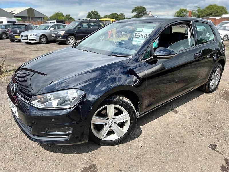 Used VW Golf VII Match 125 HP (91 kW) 2015 Black Hatchback