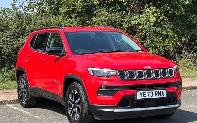 Red Used 2023 Jeep Compass Limited SUV | £18,999 (Good price) - Image 1/4
