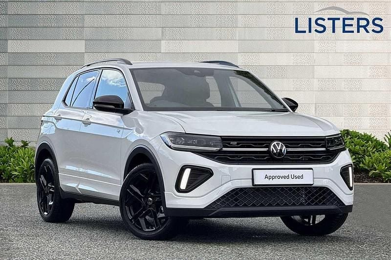 Pure white New 2025 VW T-Cross Black Edition SUV | £28,900 (A bit pricey) - Image 1/4
