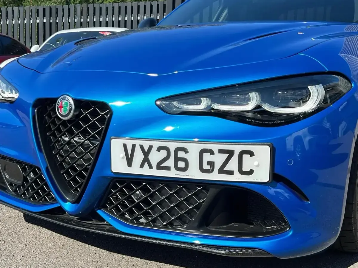 New Alfa Romeo Giulia Quadrifoglio 520 HP (382 kW) 2026 Blue Sedan
