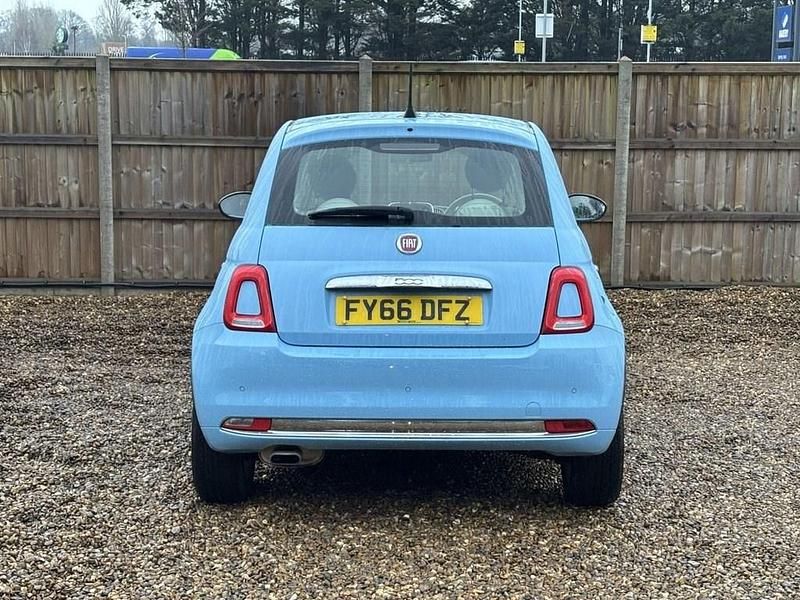 Used Fiat 500 Lounge 69 HP (50 kW) 2016 Blue Hatchback