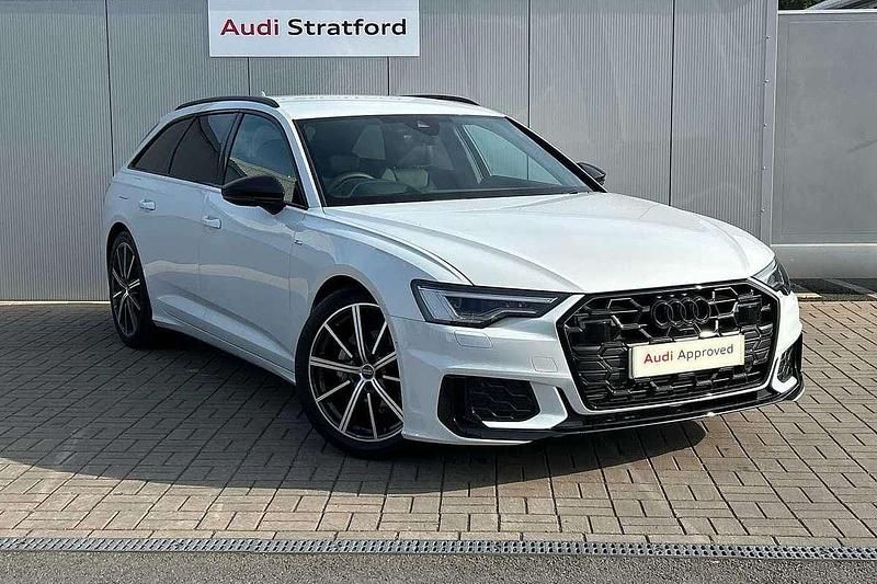 White New 2025 Audi A6 Black Edition Estate | £49,950 - Image 1/4
