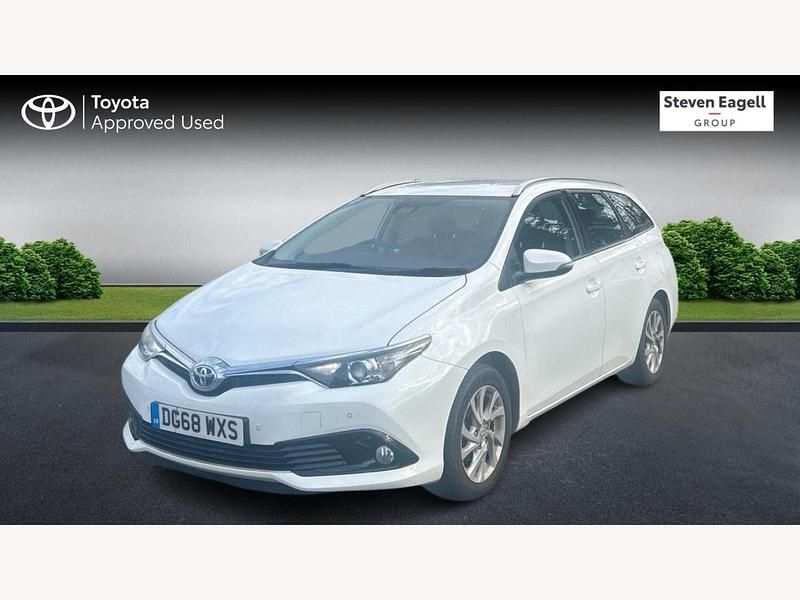 Used Toyota Auris Hybrid 2018 White Estate