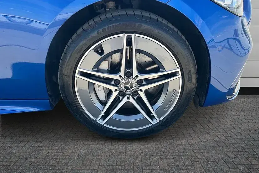Used Mercedes C300 AMG line 308 HP (226 kW) 2022 Blue Sedan