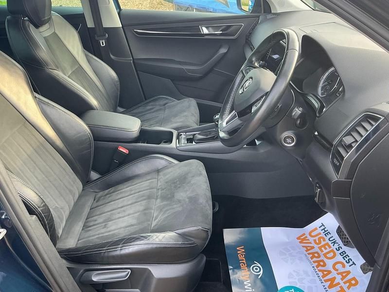 Used Skoda Karoq SE L 150 HP (110 kW) 2018 Blue SUV