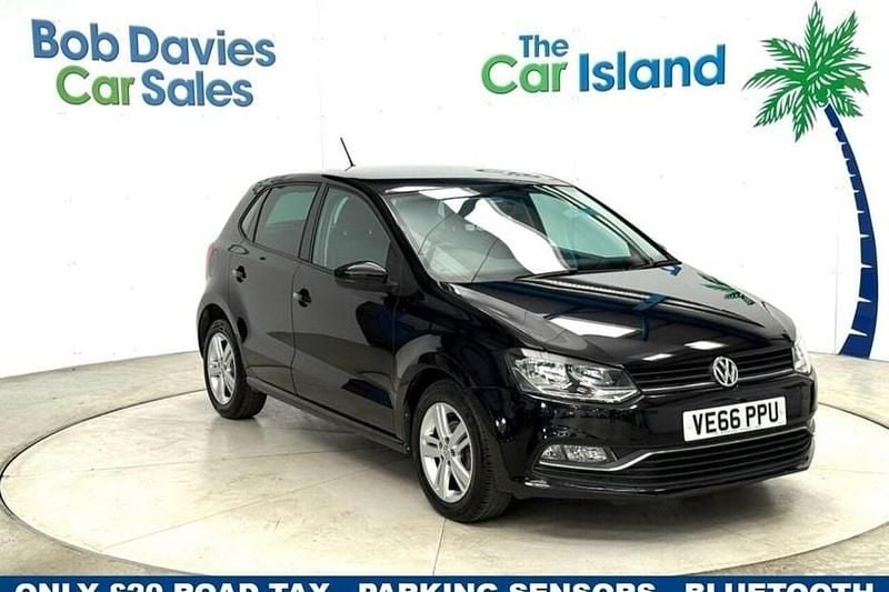 Black Used 2016 VW Polo Match Hatchback | £6,550 (Good price) - Image 1/1
