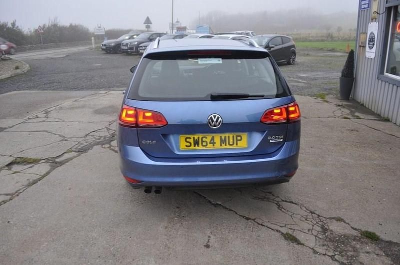 Used VW Golf VII SE 150 HP (110 kW) 2014 Blue Estate