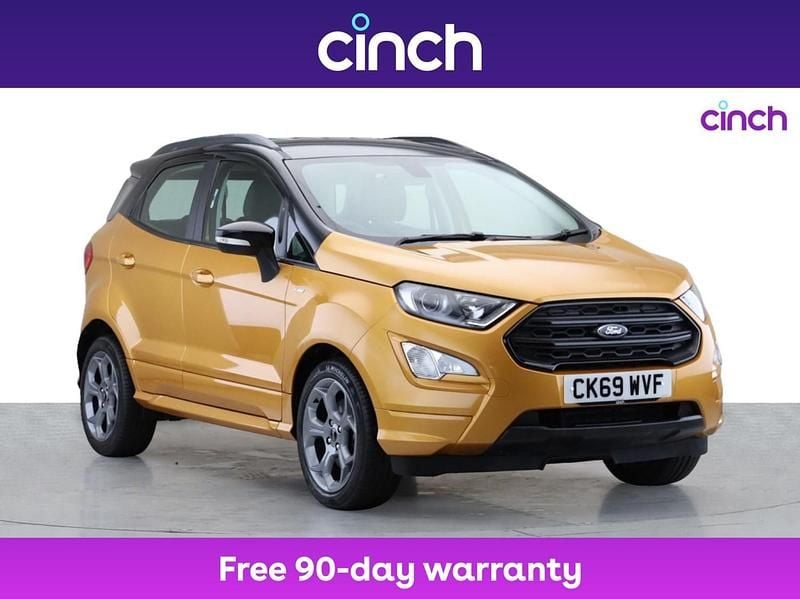 Yellow Used 2019 Ford Ecosport ST-Line SUV | £11,969 (Fair price) - Image 1/3