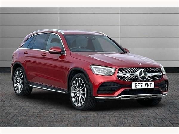 Red Used 2021 Mercedes GLC220 AMG Line Premium SUV | £33,990 (Expensive) - Image 1/2