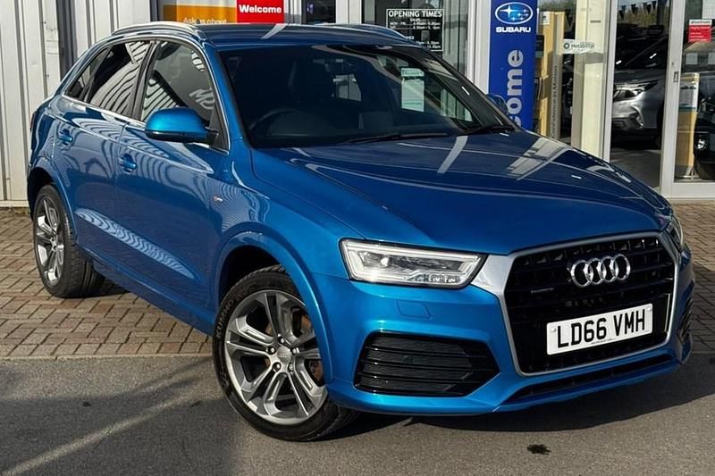 Blue Used 2016 Audi Q3 S-line plus SUV | £11,856 (Fair price) - Image 1/1