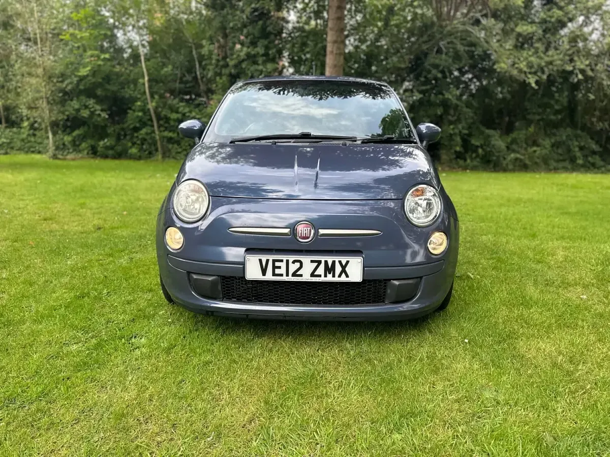 Used Fiat 500 85 HP (62 kW) 2012 Blue Hatchback