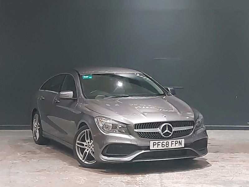 Grey Used 2019 Mercedes CLA180 AMG line Sedan | £13,298 (Fair price) - Image 1/4