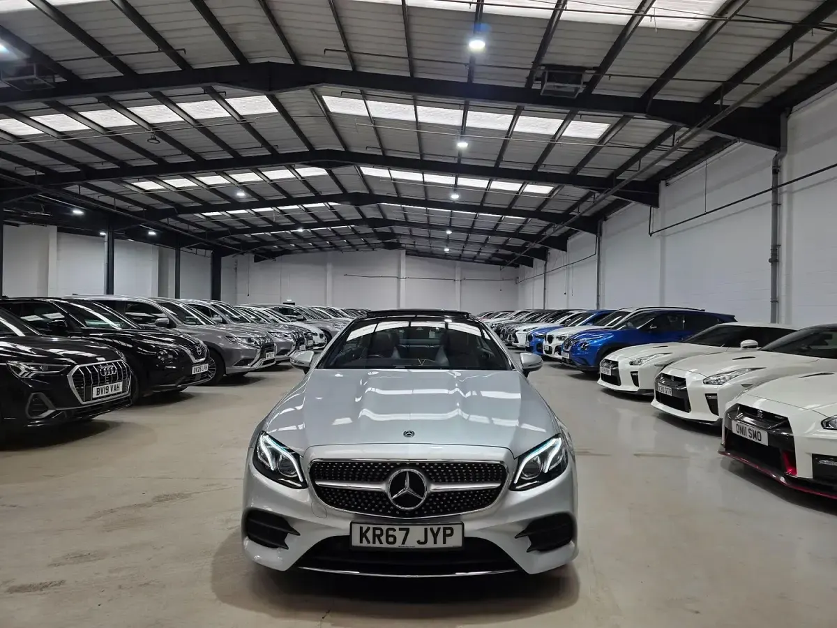 Used Mercedes E400 AMG line 2017 Silver Coupe