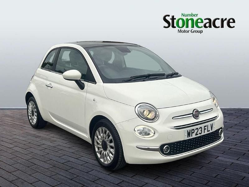 White Used 2023 Fiat 500 Hatchback | £9,495 (Fair price) - Image 1/4