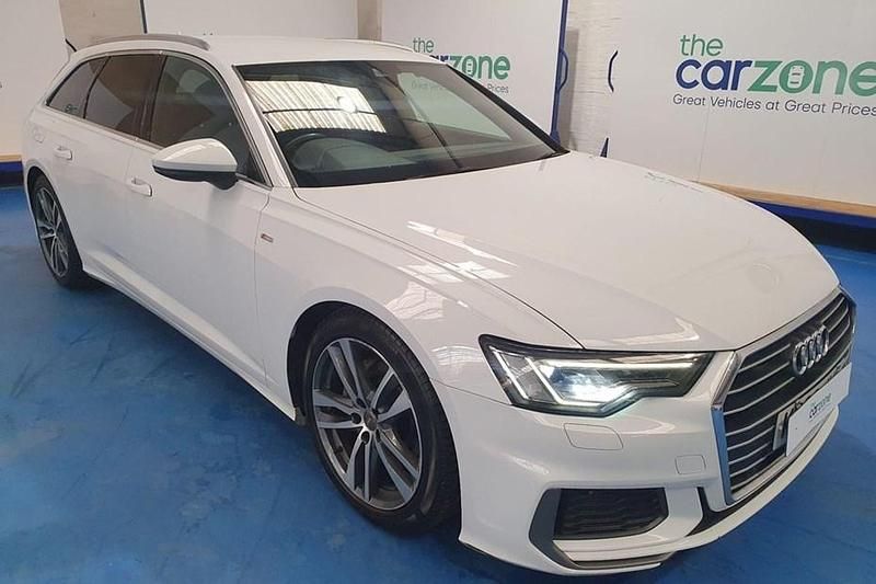 Used Audi A6 S-Line 204 HP (150 kW) 2019 White Estate