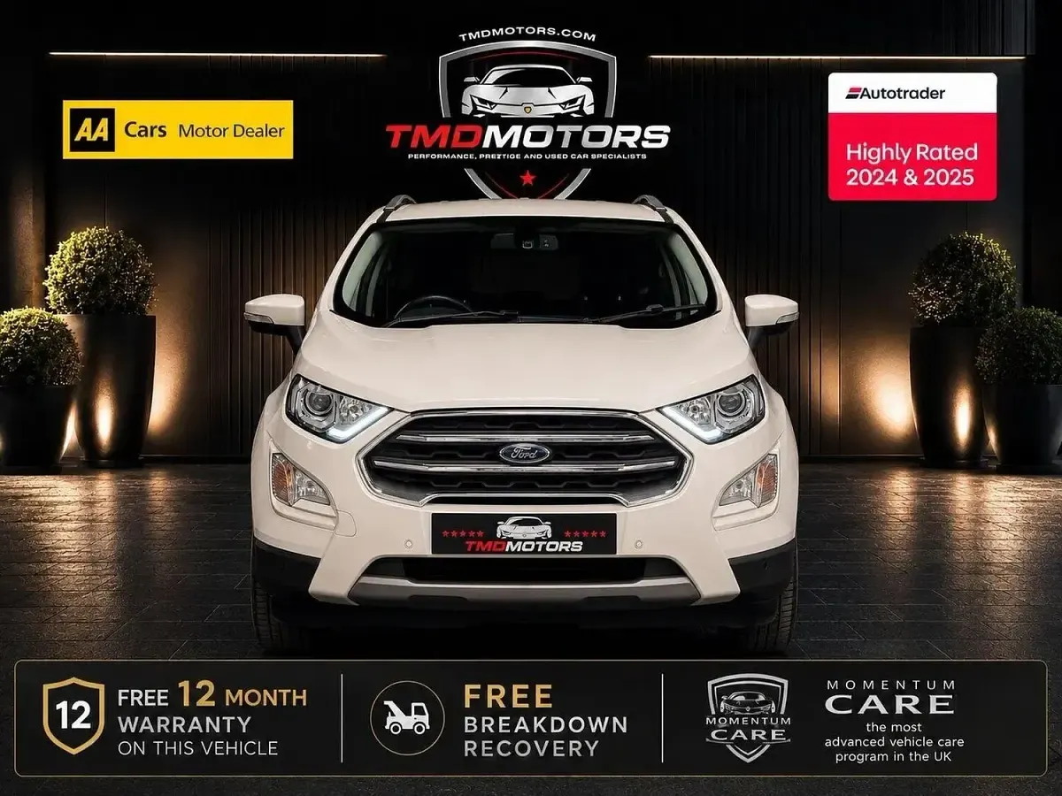 Used Ford Ecosport Titanium 125 HP (91 kW) 2018 White SUV