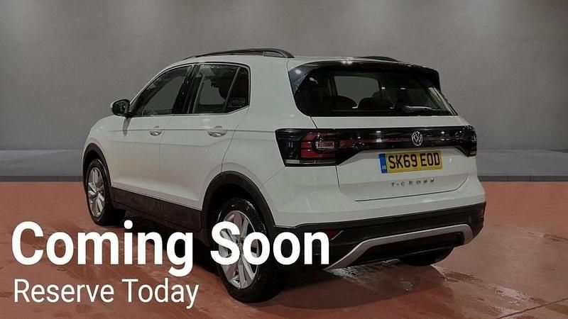 Used VW T-Cross SE 95 HP (69 kW) 2019 White SUV