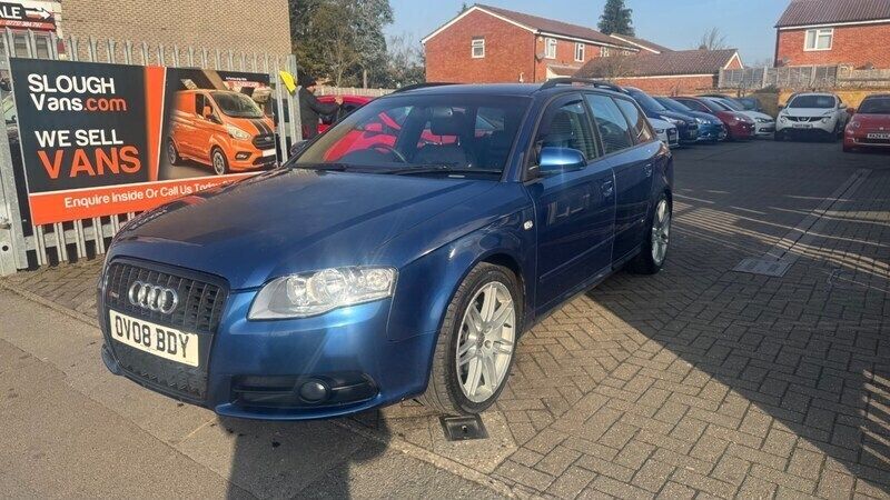 Used Audi A4 S-Line 170 HP (125 kW) 2008 Blue Estate