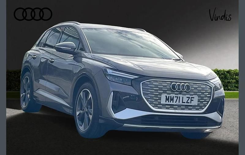 Grey Used 2022 Audi Q4 e-tron S-Line SUV | £25,342 (Expensive) - Image 1/4