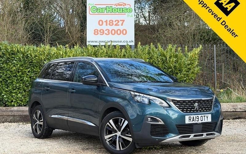 Used Peugeot 5008 GT-line 131 HP (96 kW) 2019 Green SUV
