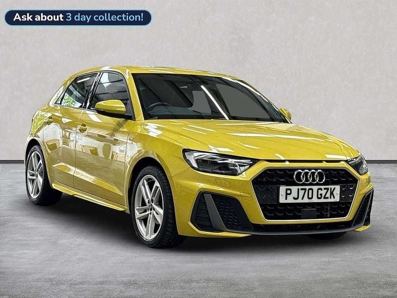 Yellow Used 2021 Audi A1 S-Line Hatchback | £19,013 (Fair price) - Image 1/4