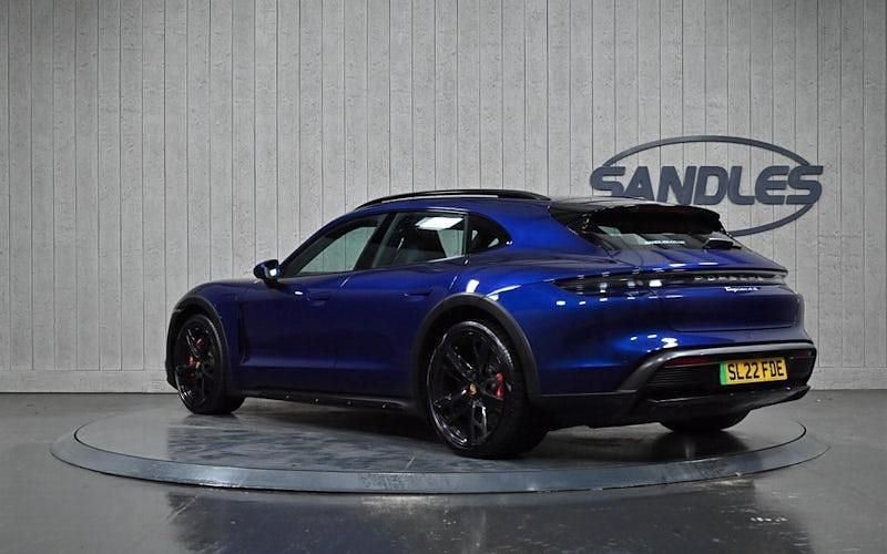 Used Porsche Taycan Cross Turismo 419 kW (571 HP) 2022 Blue Estate