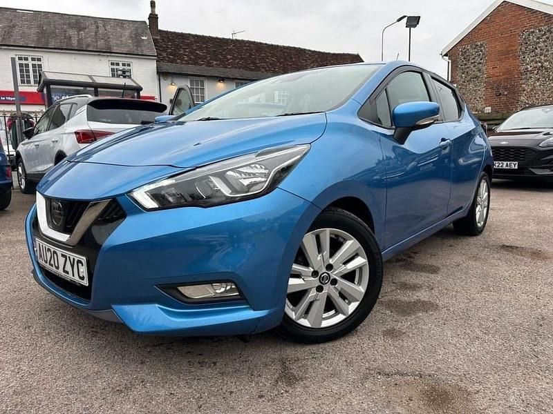 Used Nissan Micra Acenta 100 HP (73 kW) 2020 Blue Hatchback