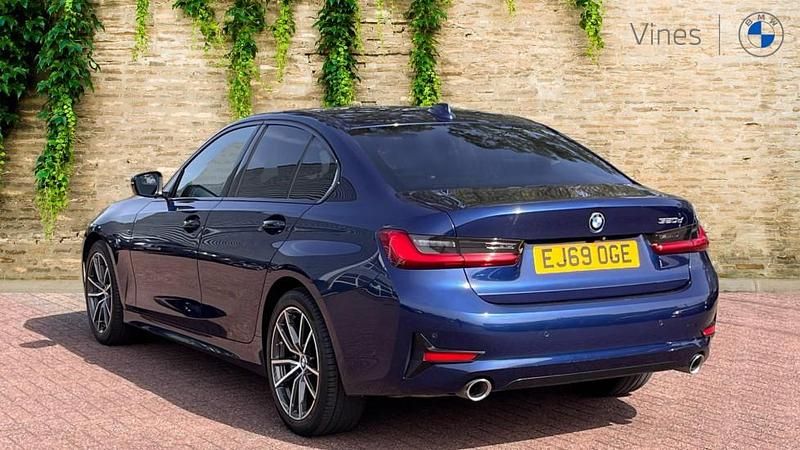 Usado BMW 320 Sport Line 190 CV (139 kW) 2019 Azul Berlina