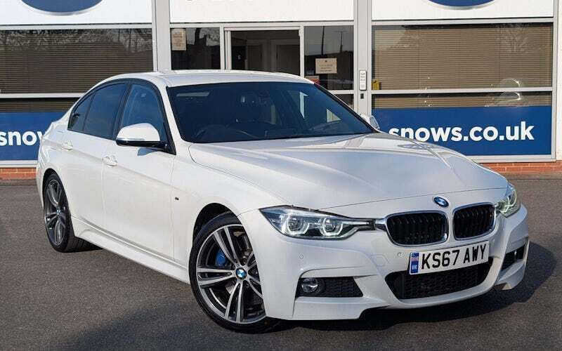 White Used 2017 BMW 330 M Sport Sedan | £13,185 (Fair price) - Image 1/3