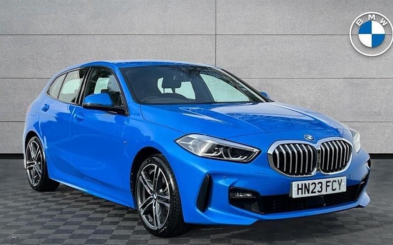 Used BMW 118 M Sport 136 HP (100 kW) 2023 Blue Hatchback