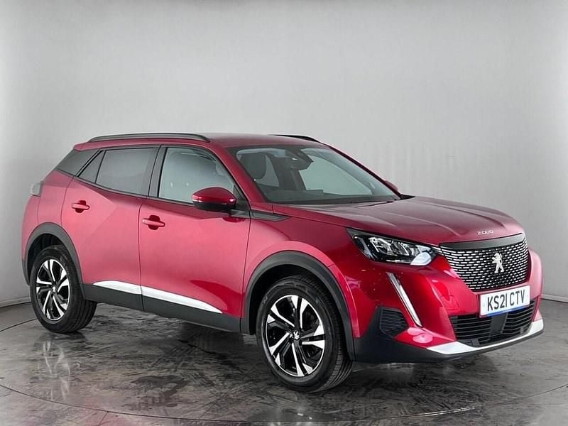 Red Used 2021 Peugeot 2008 Allure SUV | £10,600 (Fair price) - Image 1/3