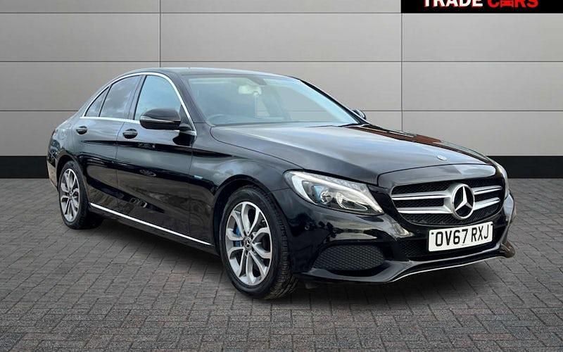 Used Mercedes C350e 292 HP (214 kW) 2017 Black Sedan