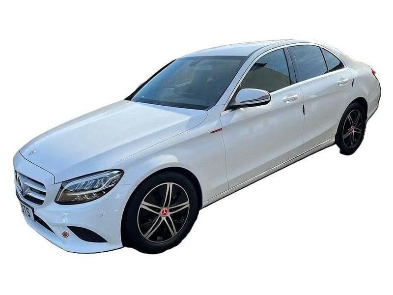 Used Mercedes C200 2019 White Sedan