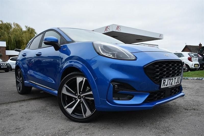 Blue Used 2022 Ford Puma Gen-E ST-Line Hatchback | £17,395 (Good price) - Image 1/4