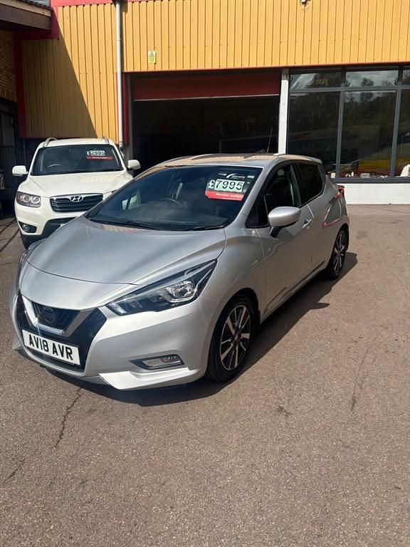 Silver Used 2018 Nissan Micra N-Connecta Hatchback | £7,495 (A bit pricey) - Image 1/4