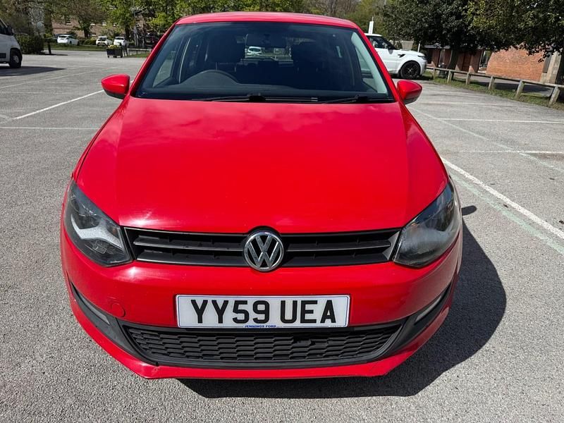 Begagnad VW Polo 60 HK (44 kW) 2010 Röd Halvkombi