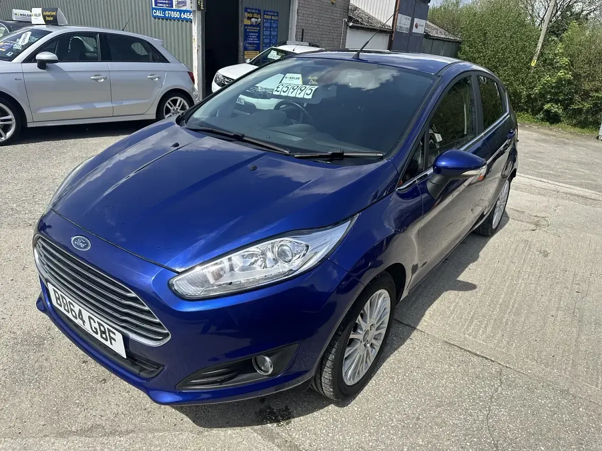 Used Ford Fiesta Titanium 2014 Blue Hatchback