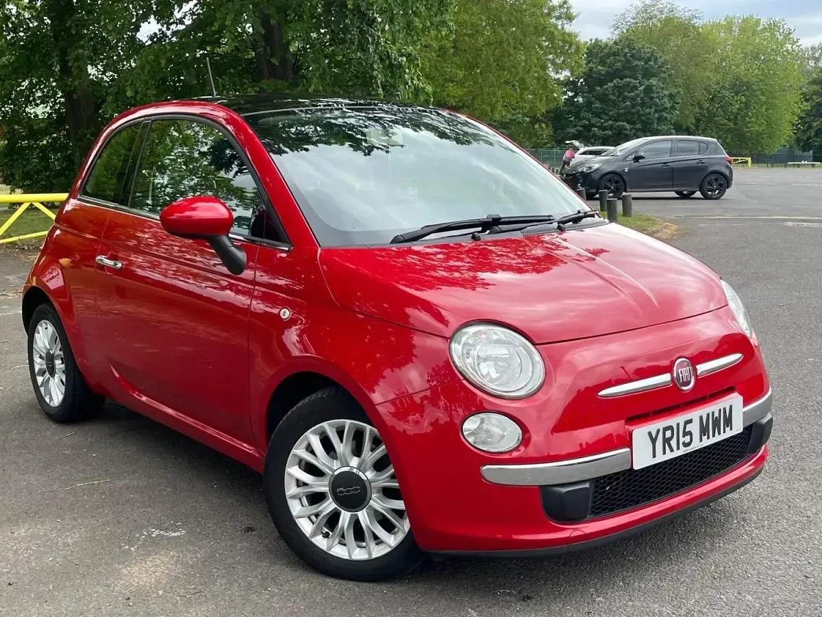 Used Fiat 500 Lounge 2015 Red Hatchback
