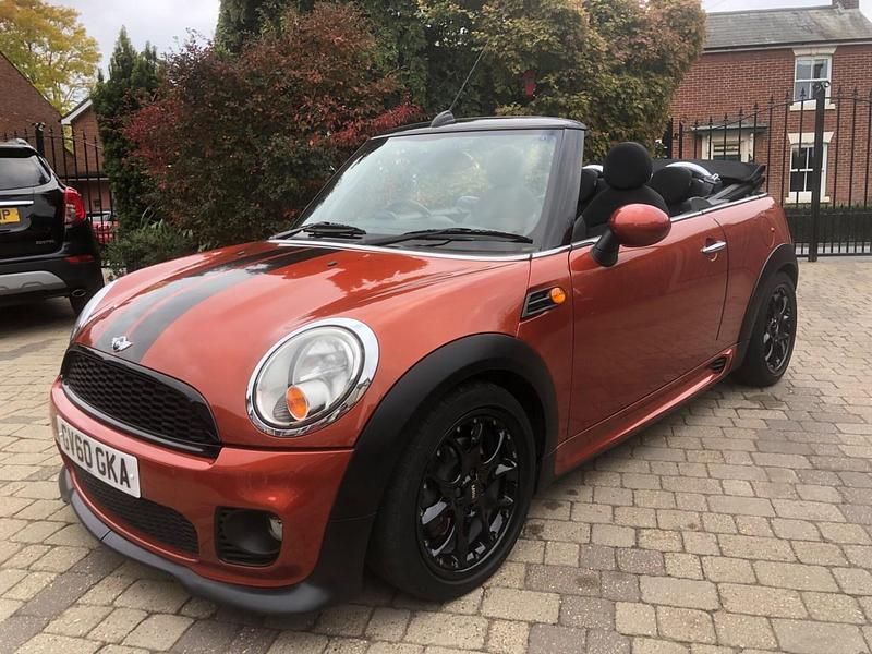 Used Mini Cooper D Cabriolet 2011 Orange Cabriolet