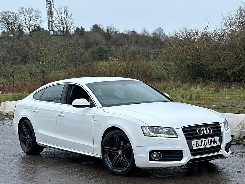 Used Audi A5 S-Line 170 HP (125 kW) 2010 White Coupe