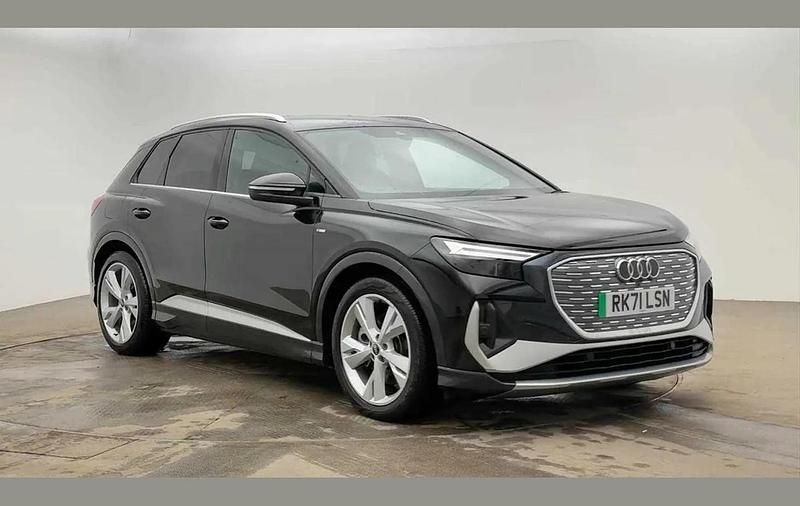 Used Audi Q4 e-tron S-Line 150 kW (204 HP) 2021 Black SUV