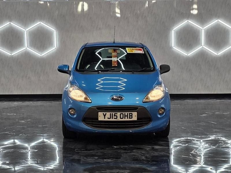 Used Ford Ka Titanium 2015 Blue Hatchback