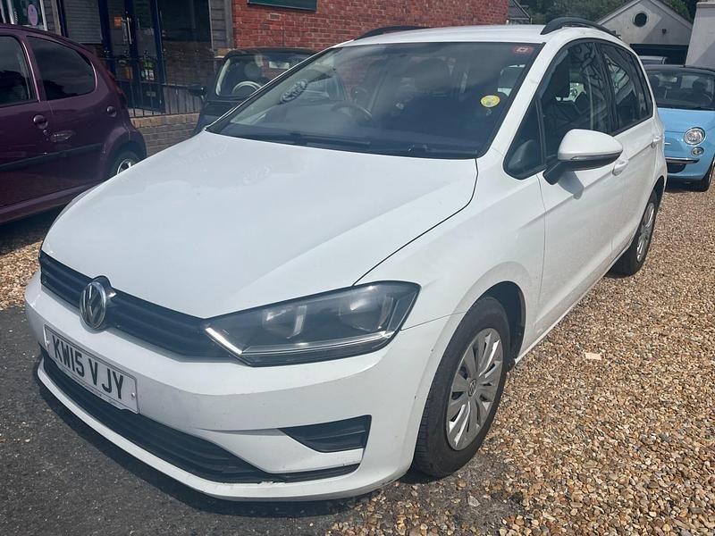 White Used 2015 VW Golf Sportsvan GT MPV | £4,895 (Super price) - Image 1/4