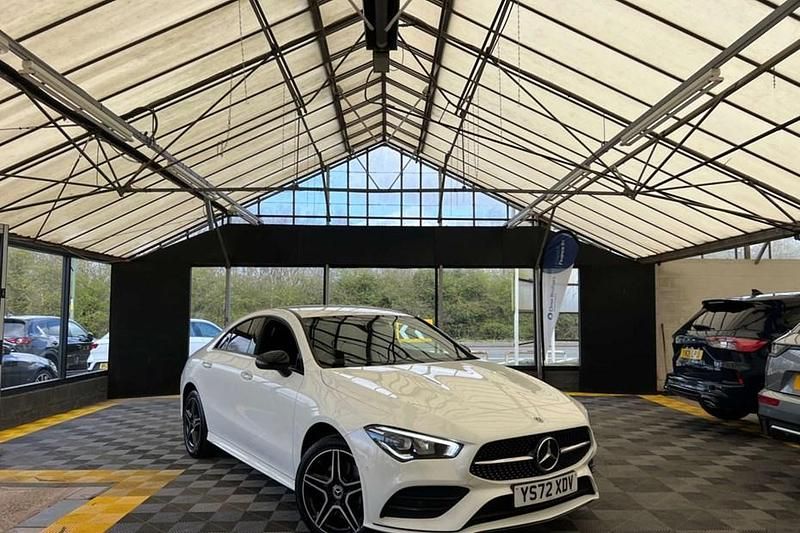 Used Mercedes CLA250e AMG Line Premium 2022 White Sedan
