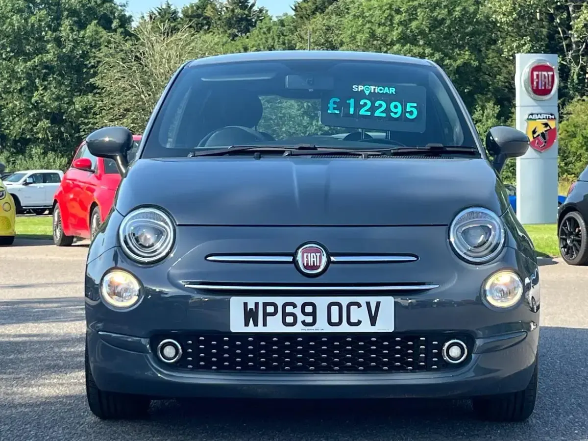 Used Fiat 500 Lounge 69 HP (50 kW) 2019 Grey Hatchback