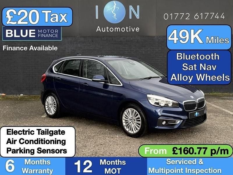 Used BMW 216 Luxury Line 116 HP (85 kW) 2015 Blue Estate